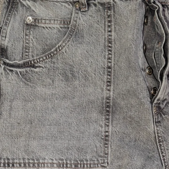 Topshop Men's Light Gray Relaxed Denim Jeans - Picture 4 of 8